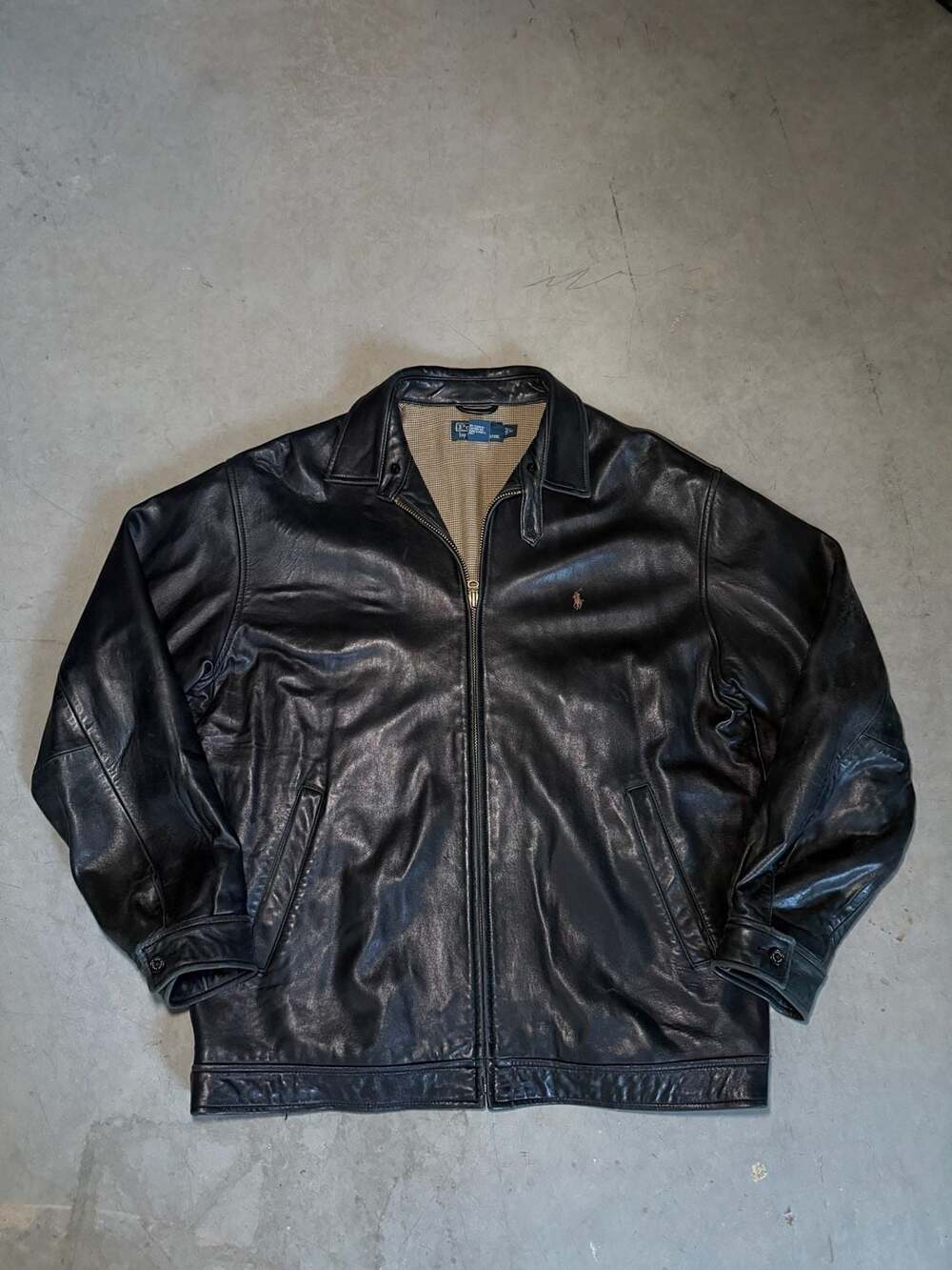 2000s Polo Ralph Lauren Leather Jacket